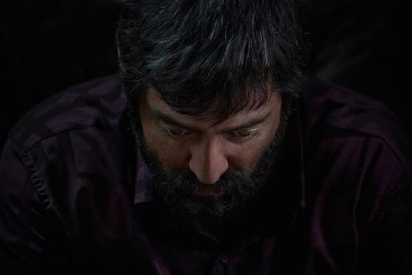 (تصویر) رونمایی از گریم بهرام رادان در فیلم جدید نرگس آبیار ابلق