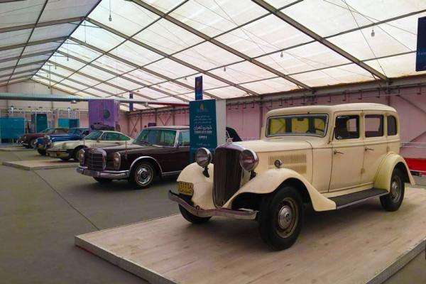 خودروهای تاریخی موزه خودرو در نمایشگاه خودرو تهران
